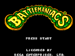 Battletoads in Battlemaniacs Title Screen